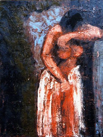 Face cachée - Huile sur toile - 89 x 116 cm - Francis Kuhlen