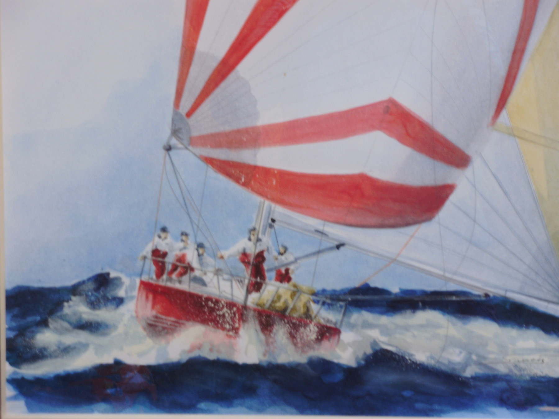 sous spi - Huile sur toile - 0 x 0 cm - Francis Kuhlen
